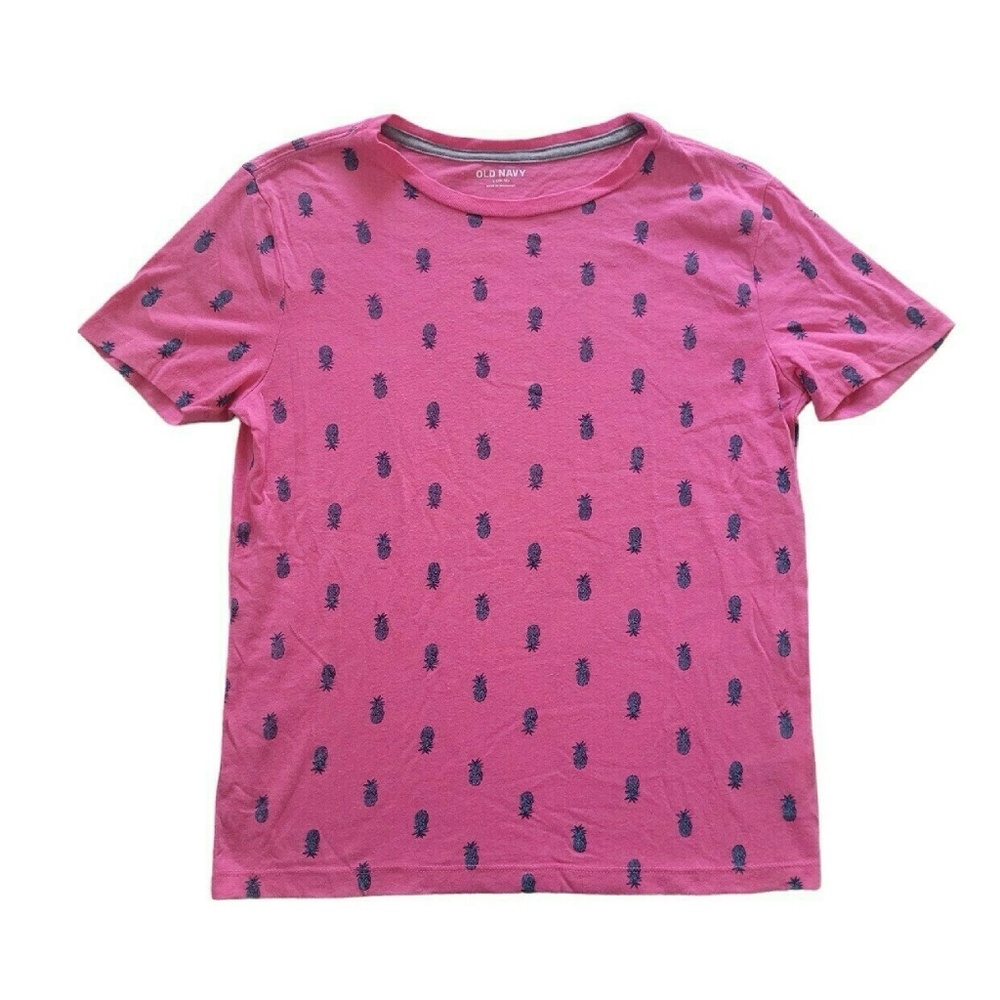 Old Navy Pink Pineapple Print Tee